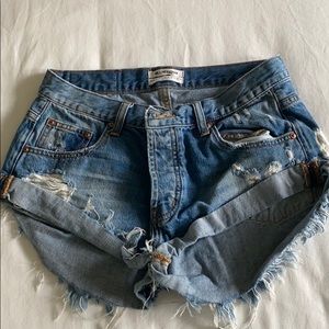 One X by one teaspoon shorts